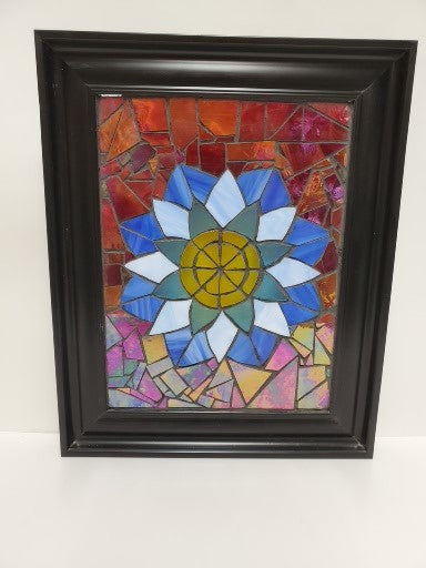 Glass Mosaic Flower