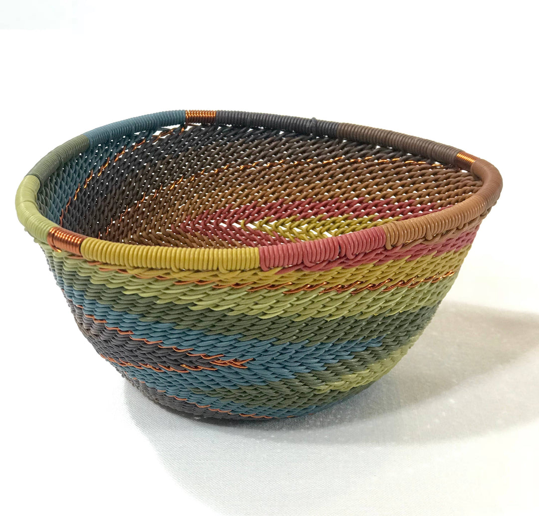 Medium Bowl/Platter - Telpehone Wire