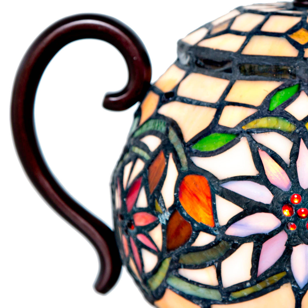 6.5"H Harleigh Yellow Teapot Accent Lamp