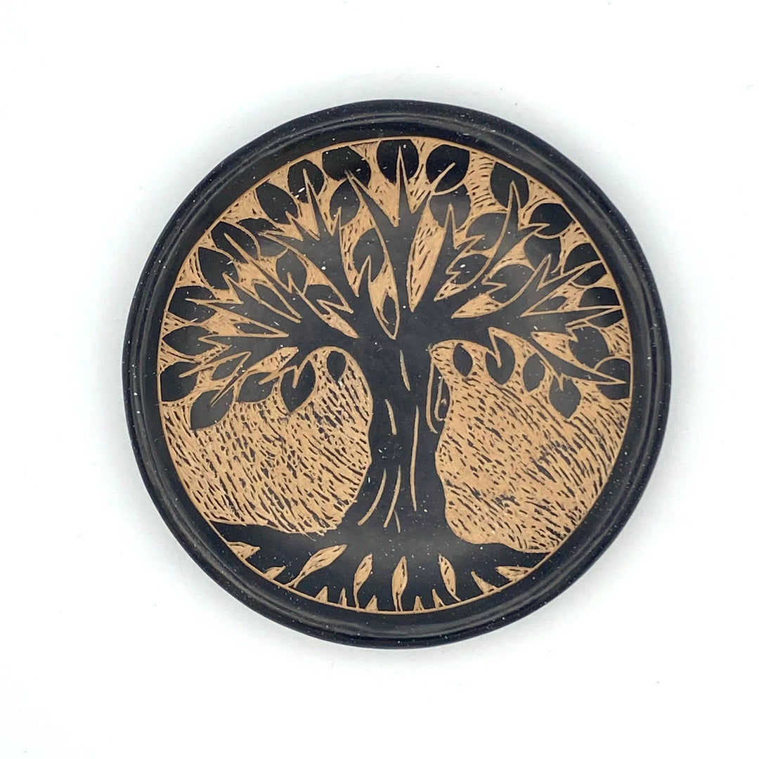 Tree of Life Ceramic Ring Dish