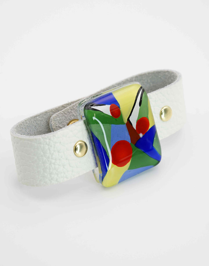 Petite Enamel Glass Bracelet