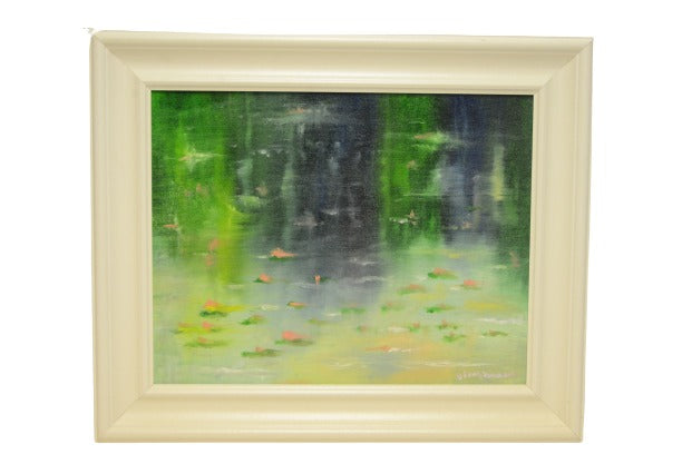Looking Into Monet's Water - Oil