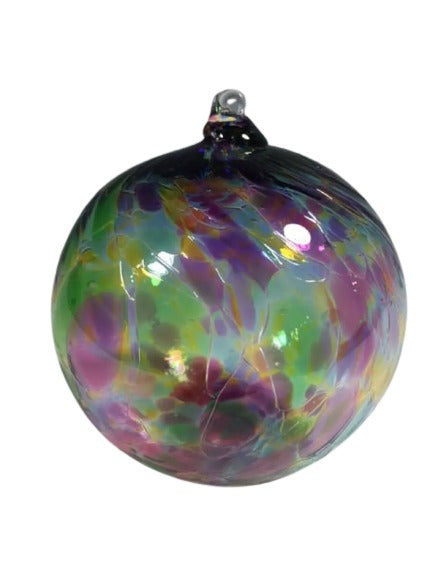 Rainbow Mix Sphere - Smooth Glass Ornament