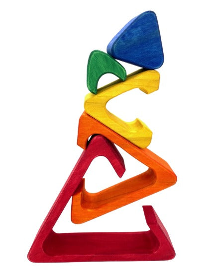 Rainbow Stacker - Triangle