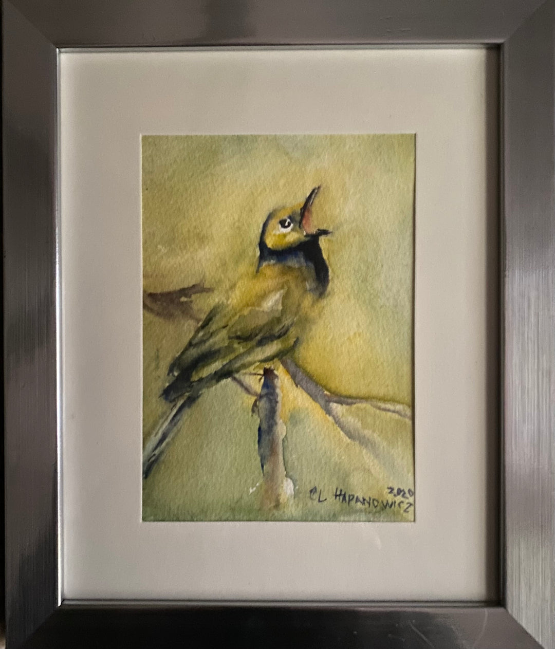 Yellow Bird - Watercolor