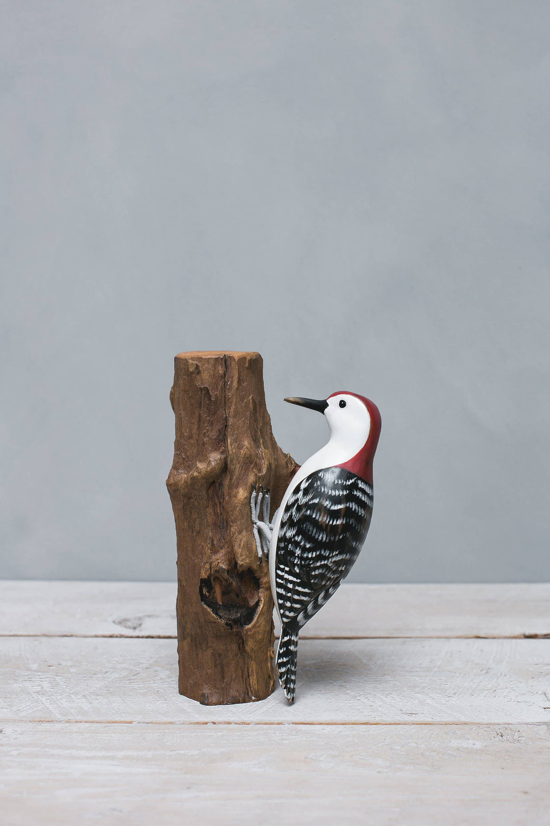 Woodpecker - Red Bellied  -Carved Wooden Ornament