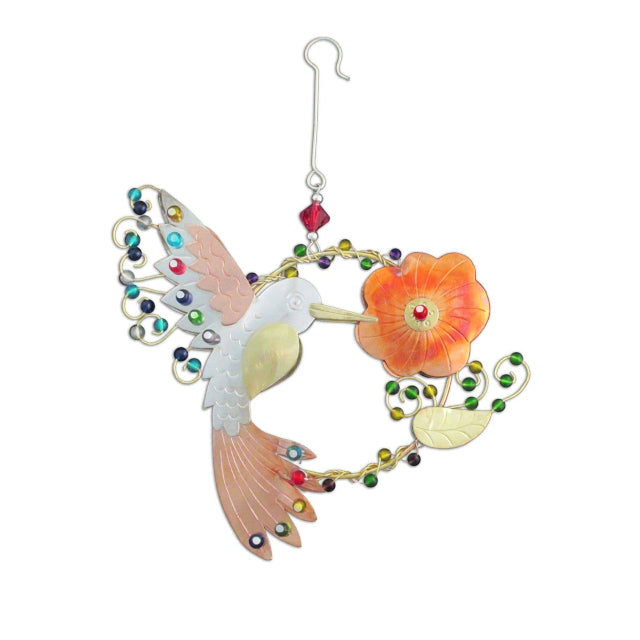 Ruby Hummingbird Ornament