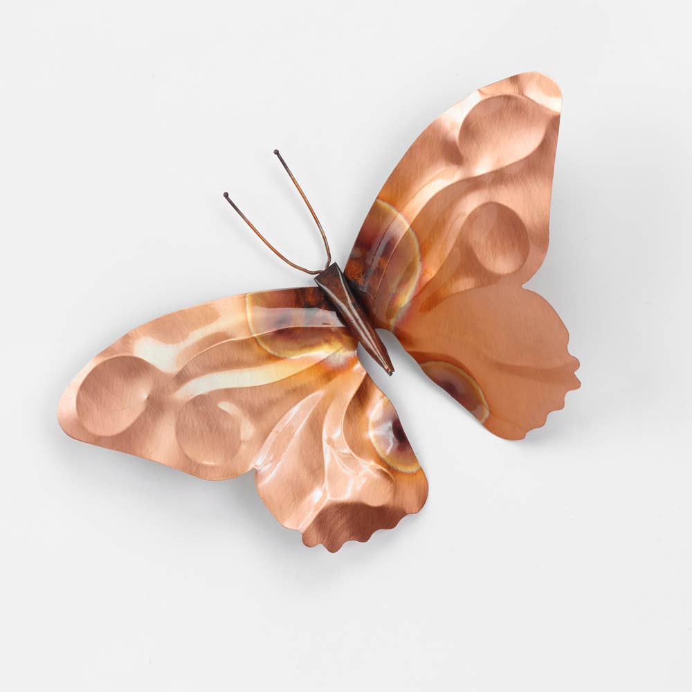Copper Butterfly Wall Art