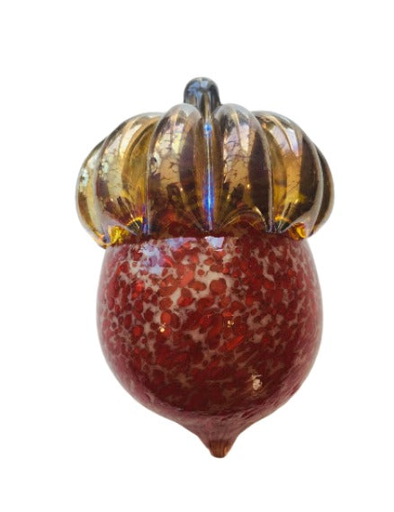 Glass Acorn Paperweights