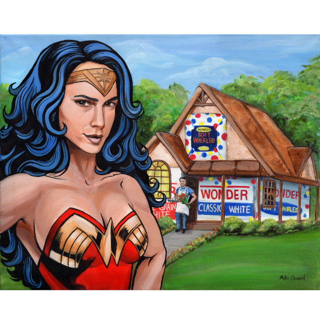 Wonder Women Art and  Wonder Bread House