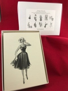 Mid-20th Century Fashion Cards