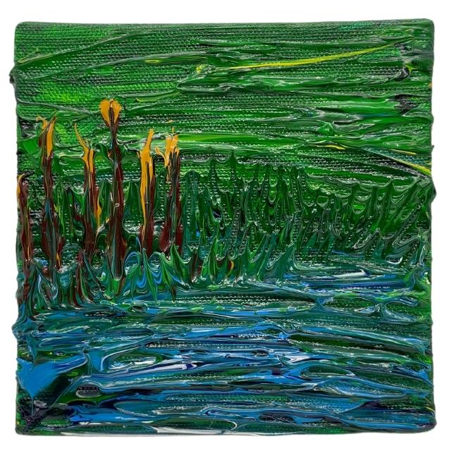 Textured Marsh - Original Painting