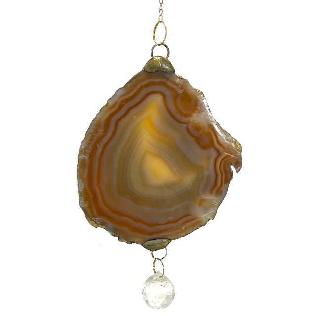 Agate Stone Suncatcher Slices