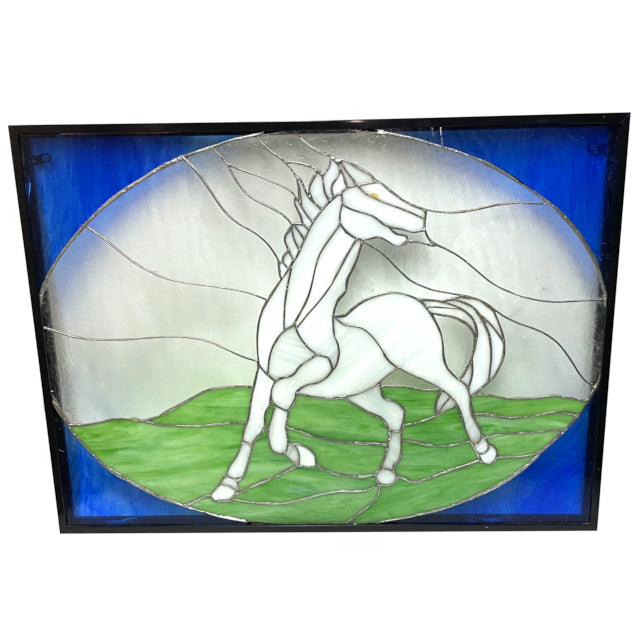 White Horse Stained Glass