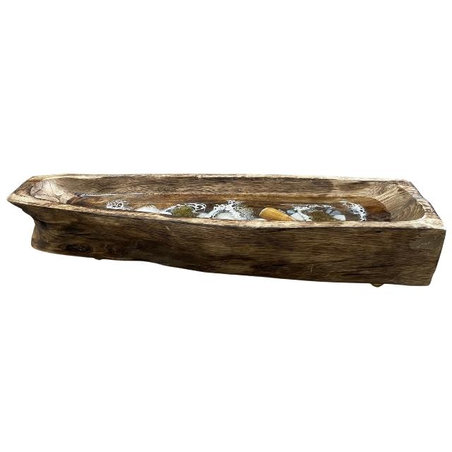 Wooden Seashell Bowl