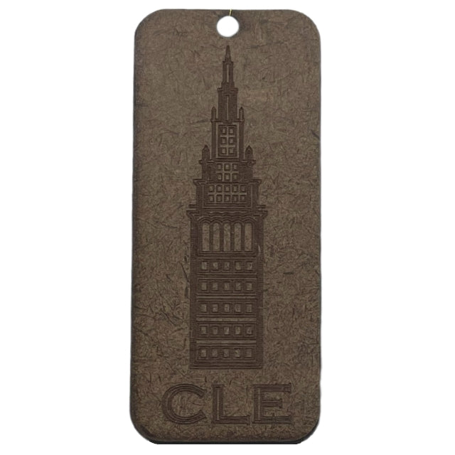 Wooden Terminal Tower CLE Ornament
