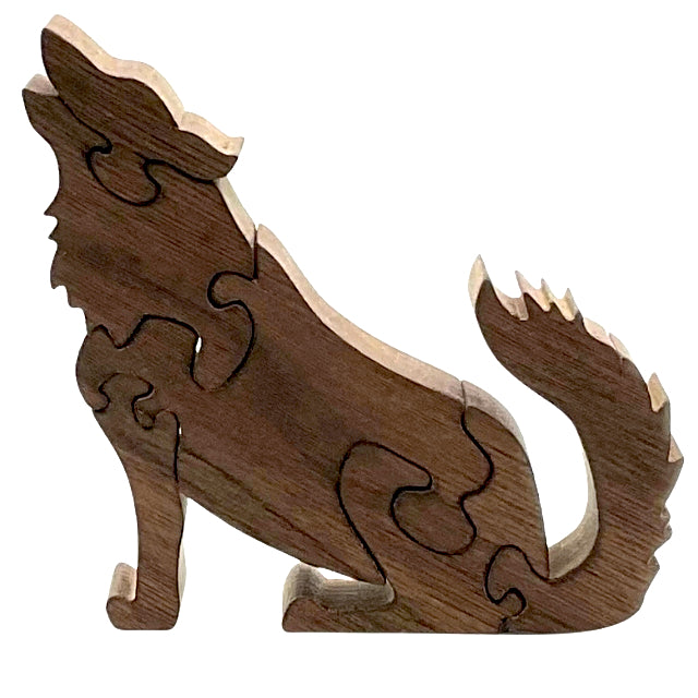 Wooden Wolf Puzzle