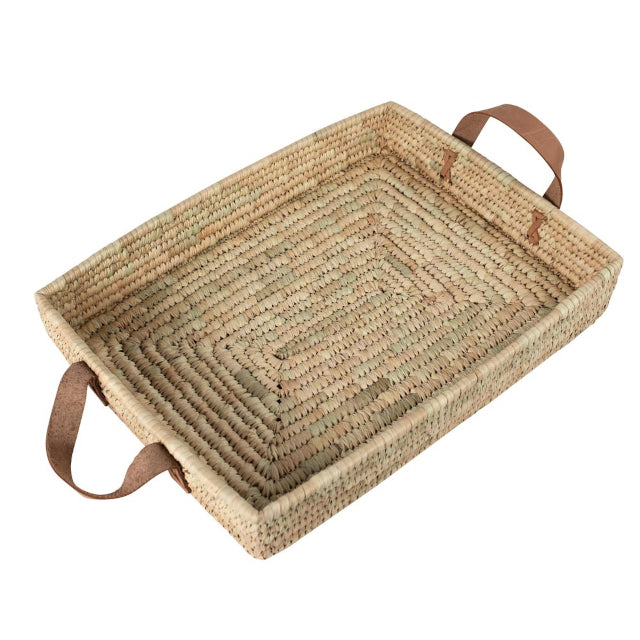  Rectangle Handled Basket hand‒woven
