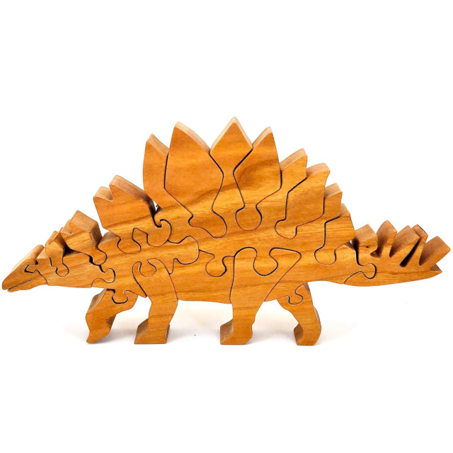Wooden Stegosaurus Puzzle