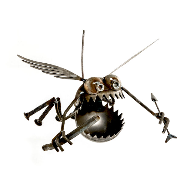 Metal monster features wings, bow, arrow 