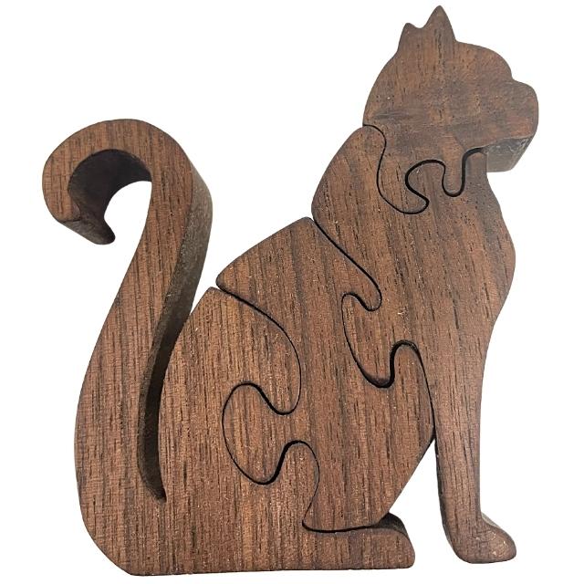 Wooden Cat Puzzle