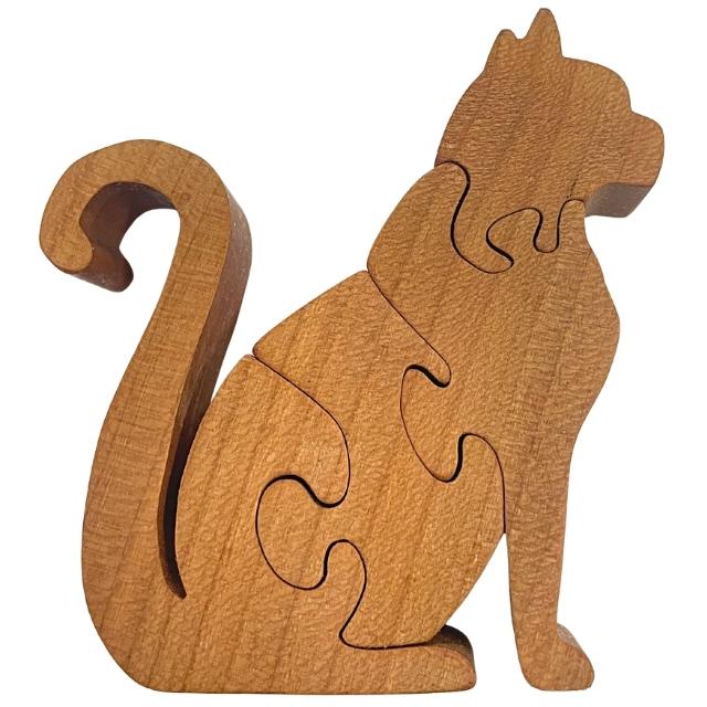 Wooden Cat Puzzle