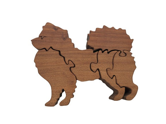 Wooden Chow-Chow Puzzle