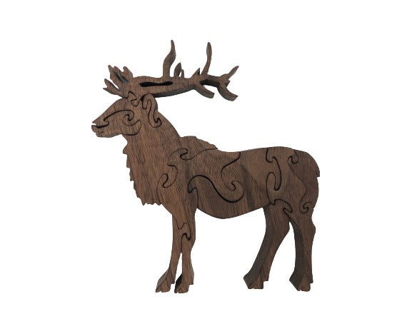 Wooden Elk Puzzle