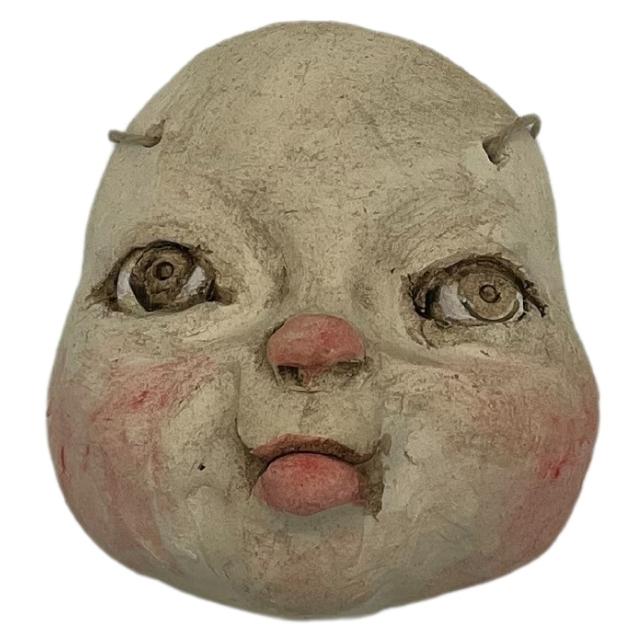Ceramic Face Sculpture