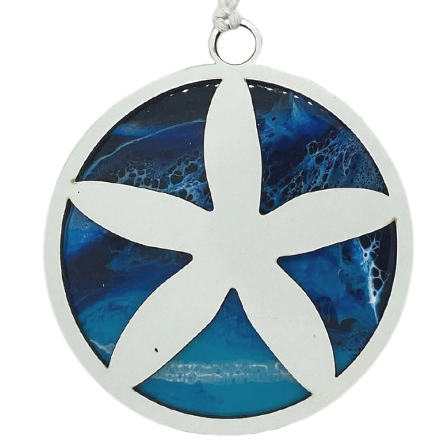 Wooden Ocean Ornament- Starfish