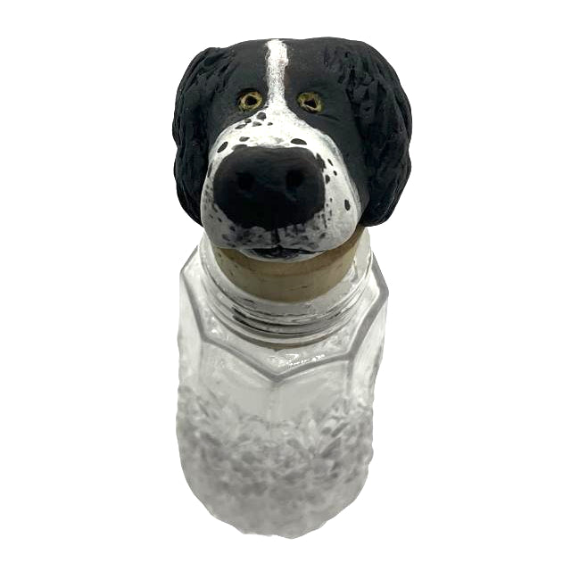 Springer - Ceramic Bottle Buddy Dog
